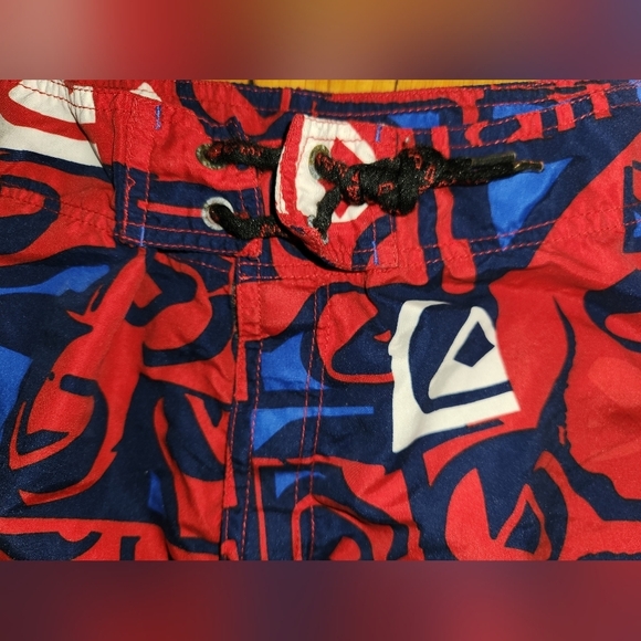 Red/Blue Swimming Shorts - Picture 3 of 8